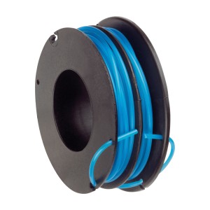 Bobina di ricambio LUX T 138 con doppio filo blu per tagliaerba e decespugliatori.