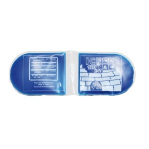 Borsa del ghiaccio blu per campeggio, riutilizzabile e atossica.