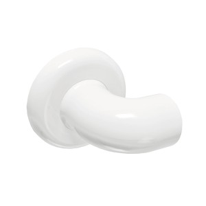 Maniglione bianco per bagno, per supporto e sicurezza.