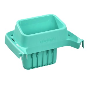 Leifheit Auspresssieb Power Clean, accessorio turchese per secchio pulizia.