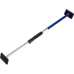 Supporto per soffitto LUX Comfort, 160-290cm, blu, con estremità gommate per fissare elementi.