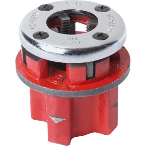 Filiera Rothenberger 12,5 mm (1/2) per filettature precise, rosso/argento.