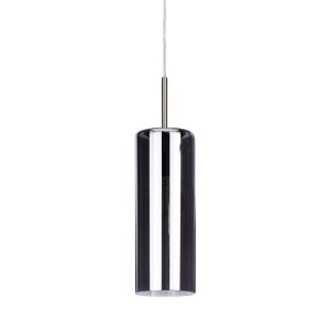 Lampadario a sospensione Eglo Selvino 3 luci L71x10xH110 cm acciaio vetro nero