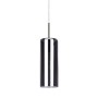 Lampadario a sospensione Eglo Selvino 3 luci L71x10xH110 cm acciaio vetro nero_3