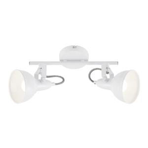 Faretto LED doppio bianco per soffitto, ideale come lampada da soffitto t.b.t.