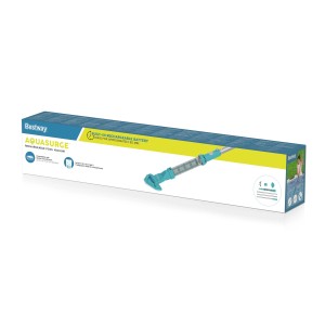 Confezione dell'aspiratore per piscina Bestway AquaSurge, a batteria, 251 cm.