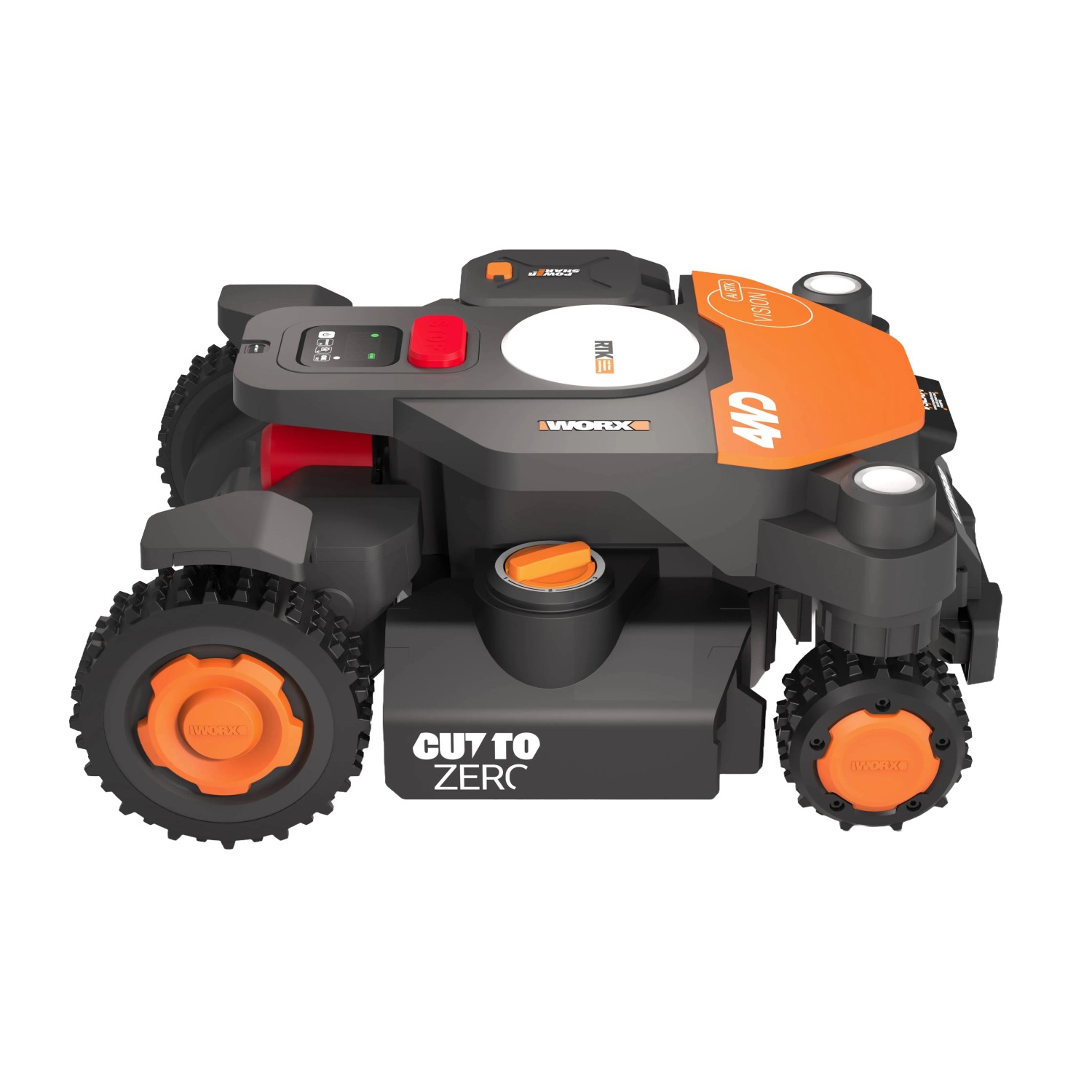 Robot rasaerba Worx L4000 4WD WR344E Landroid Vision Cloud con trazione integrale e funzione Cut to Zero.