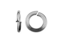 100 Rondelle Dentellate M8 In Acciaio Zincato - Diametro Interno 8.4 Mm