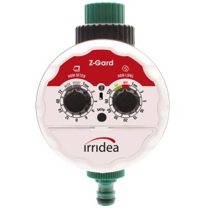 Irrigatore automatico Irridea Z-Gard per il controllo dell'irrigazione del giardino.