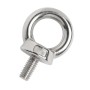 Bullone ad anello in acciaio inox per accessori nautici, robusto e durevole.
