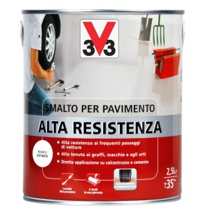 Barattolo di pittura per pavimenti t.b.t., adatta a pavimenti molto trafficati.