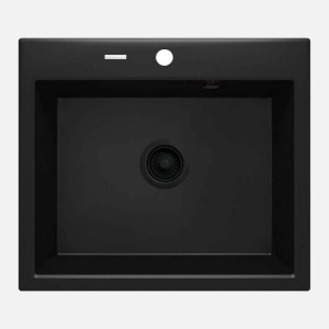 Lavello 1 vasca Idrostile Florida 520x210 mm Nero