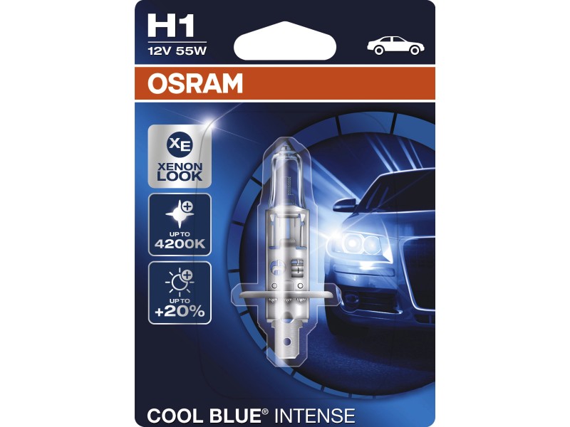 Osram lampadina auto proiettori Cool blue H1 12 V