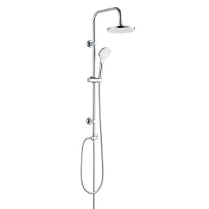 Colonna doccia Uno in acciaio inox cromo