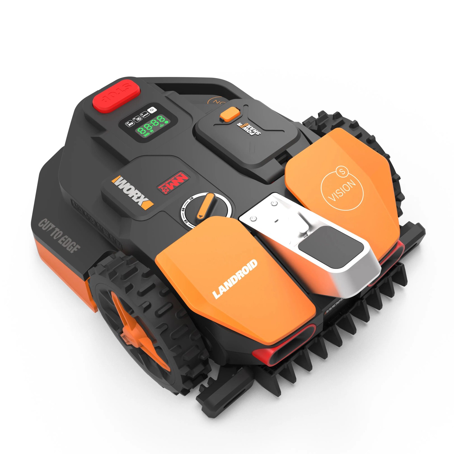 Worx Landroid Vision S250 WR202E robot tagliaerba: Robot intelligente per prati fino a 250 m².