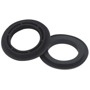 Anelli di tenuta per tubi t.b.t. neri, dettaglio.