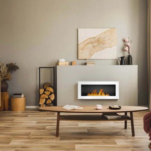 Camino a bioetanolo parete/incasso Divina Fire Lucca 2,5 kW L90xP12xH40 cm
