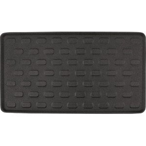 Tappetino baule antracite 50x90 cm in PE robusto con struttura antiscivolo. Protegge il bagagliaio auto.