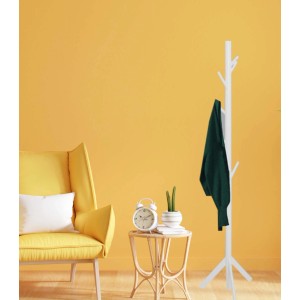 Appendiabiti piantana faggio h 175,5 cm bianco