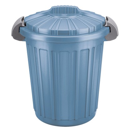 Bidone universale Tontarelli Teo 46 l con coperchio blu