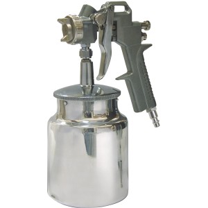 t.b.t. Pistola a spruzzo per compressori, colore argento.