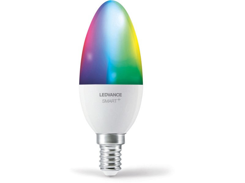 Lampadina a candela Ledvance Smart WiFi RGBW E14 2700 - 6500 K 40 W 470 lm