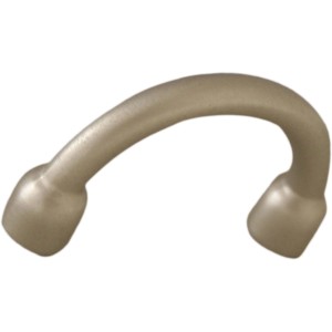 Maniglia per mobili t.b.t. argentata per armadi e cassetti.