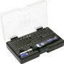 LUX Bitset Comfort, set di 73 pezzi in valigetta: cacciavite con inserti per set di utensili.