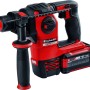 Einhell 18V Tassellatore a batteria Herocco Solo con valigetta, rosso/nero, con impugnatura supplementare.