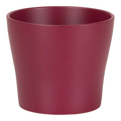 Portavaso da interno Scheurich 808 Ø 13x11 cm burgundy