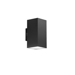 Applique LED Polo quadrata 1960 lm 7,8x9,9x16 cm nero