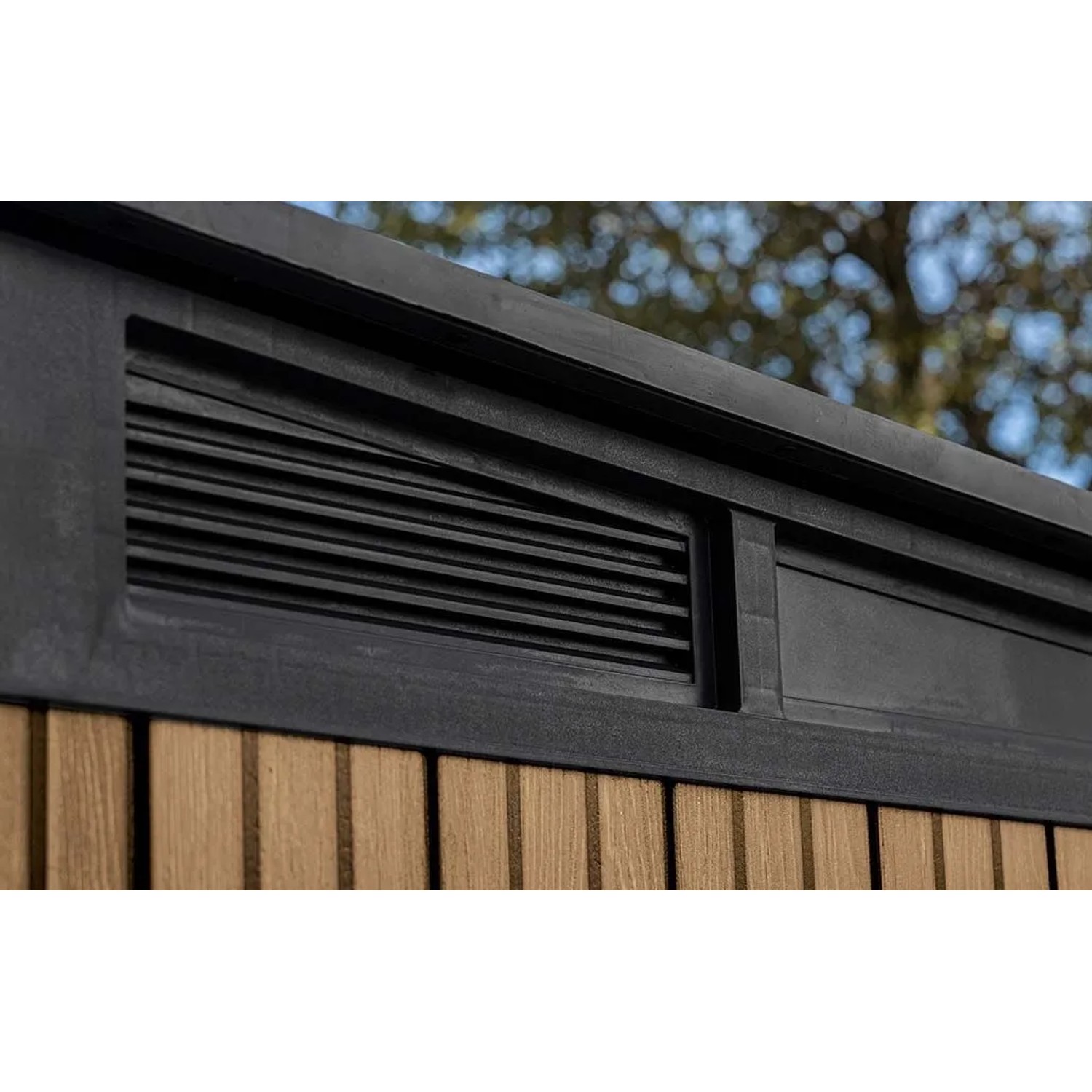 Casetta da giardino in plastica Keter Pent sp. 20 mm marrone chiaro 6 m²_5
