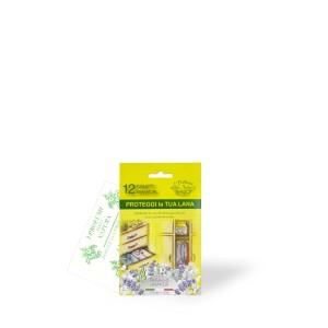 Fogli profumati per armadio, profumo di lavanda, protegge la lana.
