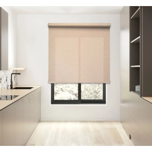 Tenda a rullo Lino filtrante 90x250 cm beige