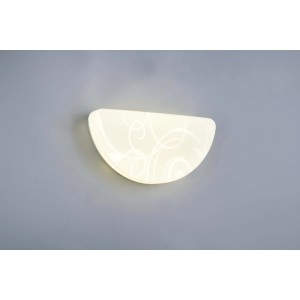 Applique LED Umbria 1200lm 4000K L30cm giglio bianco alabastro