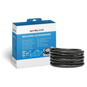 Cavi di uscita per saldatrice in gomma Awelco 10 mt