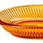 Vassoio in vetro Jewel ambra