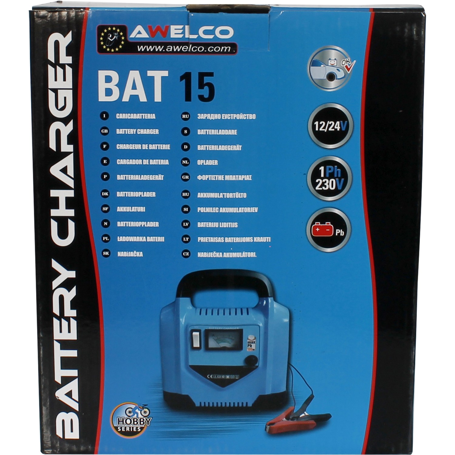 Awelco caricabatteria BAT 15 12/24 V