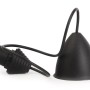 Lampada a sospensione nera t.b.t., sospensione per interni.