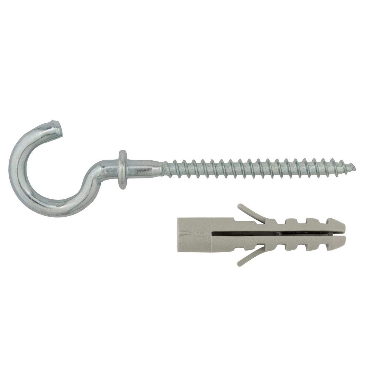 Occhielli Di Ancoraggio Ad Anello A D - Set Di 4 In Acciaio Zincato | Con Viti E Staffe | Per Fissaggio