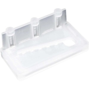 Ganci stabilizzazione plastica lavelli sopraelevati Idrostile 59 mm bianco