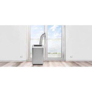 Telo per impermeabilizzare porta finestra bianco 200x50 cm