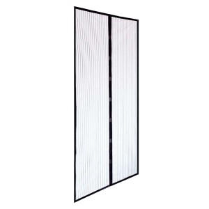 t.b.t. Zanzariera magnetica per porta con cornice nera.