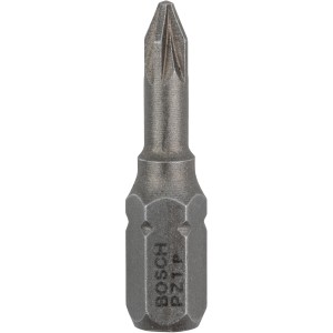 Inserto per cacciavite Bosch Pro PZ1 extra duro, confezione da 3, per avvitatura.