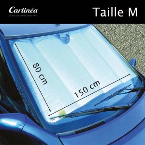 t.b.t. Parasole taglia M per parabrezza auto, 80x150cm.