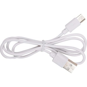 Cavo USB bianco per mini ventilatore da tavolo con clip