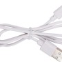 Cavo USB bianco per mini ventilatore da tavolo con clip