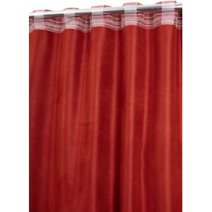 Tenda in tessuto t.b.t. rossa con passante per bastone.