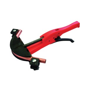 Curvatubi per piegare tubi, rosso/nero.