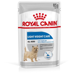 Royal Canin Light Weight Care alimento umido per cani, busta da 85g per il controllo del peso.